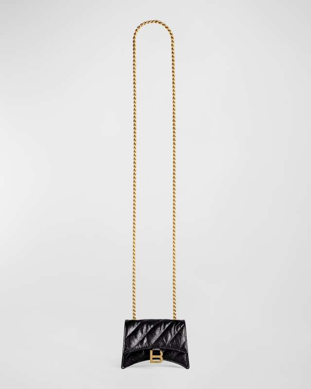 Crush Mini Quilted Chain Bag