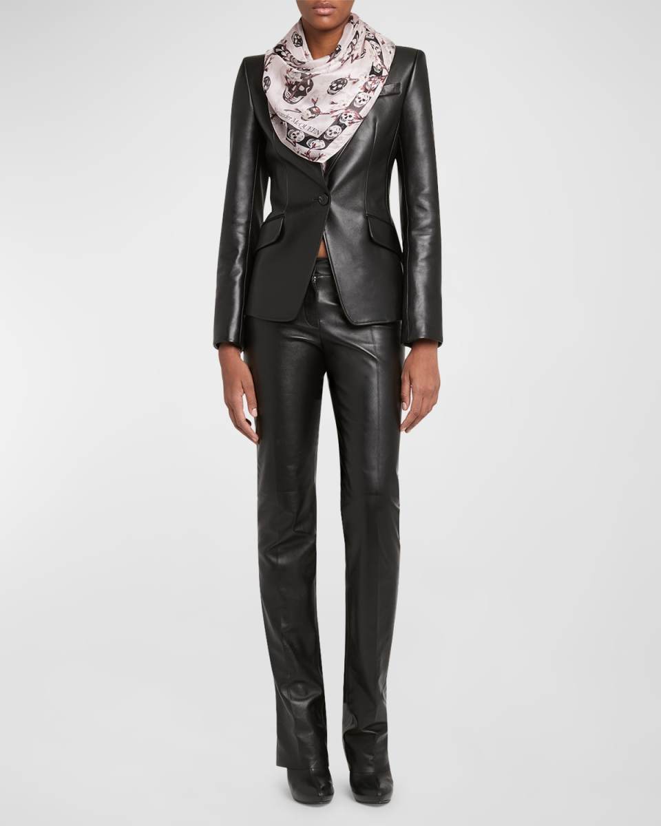Blossom Skull Chiffon Scarf