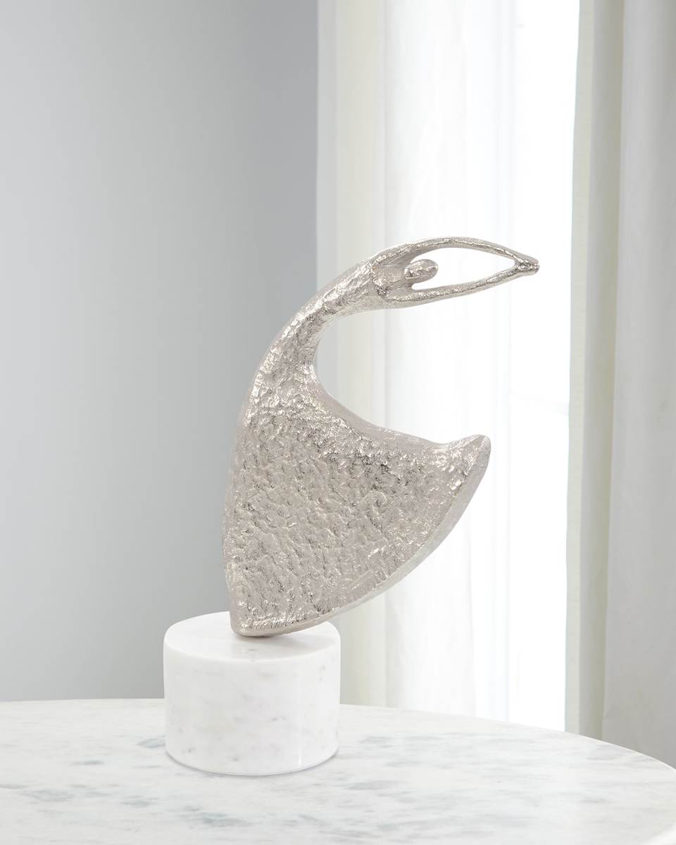 Windswept Waltz Sculpture on Marble III