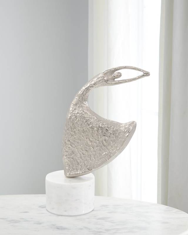 Windswept Waltz Sculpture on Marble III