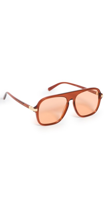 Stella McCartney Acetate Aviators Orange/Other/Roviex