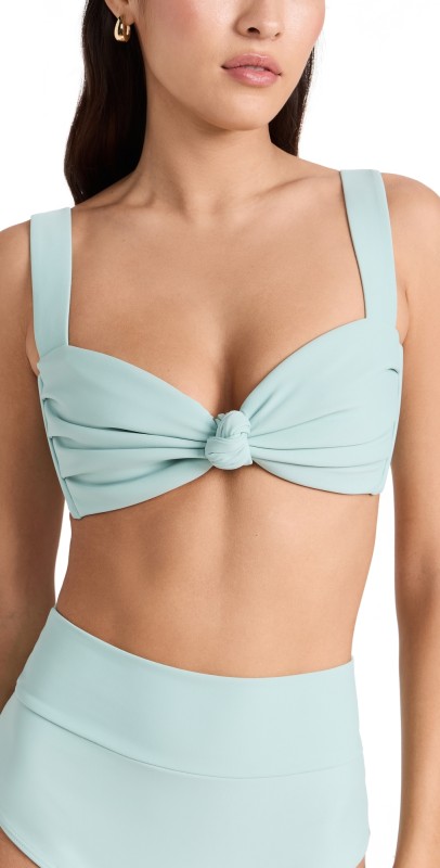 Montce Hayden Bikini Top Powder Blue Lycra