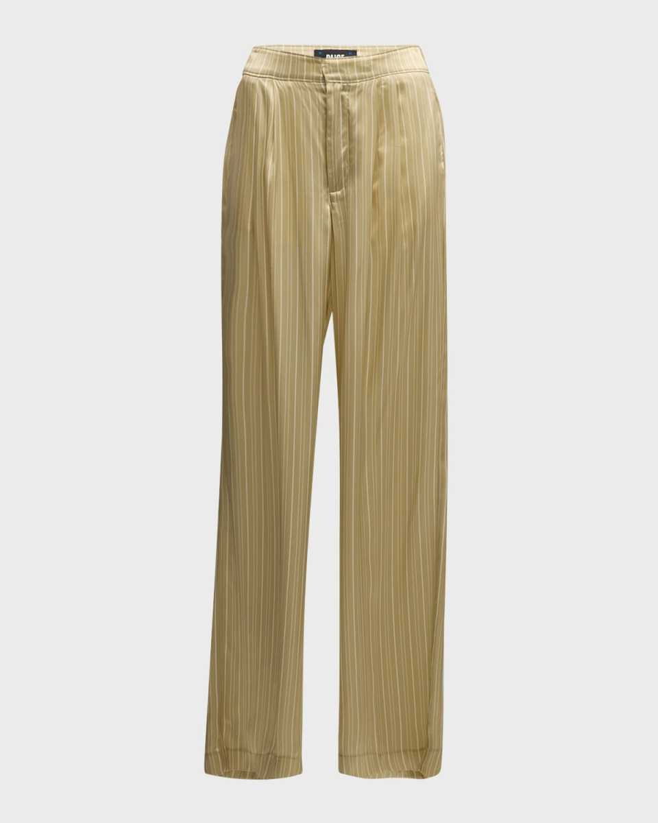 Garrett Stripe Silk Pants