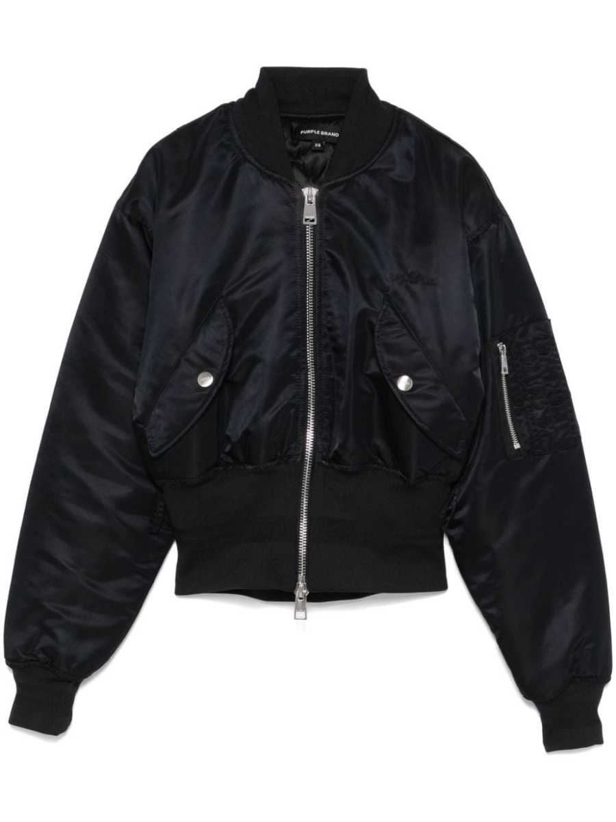 twill bomber jacket