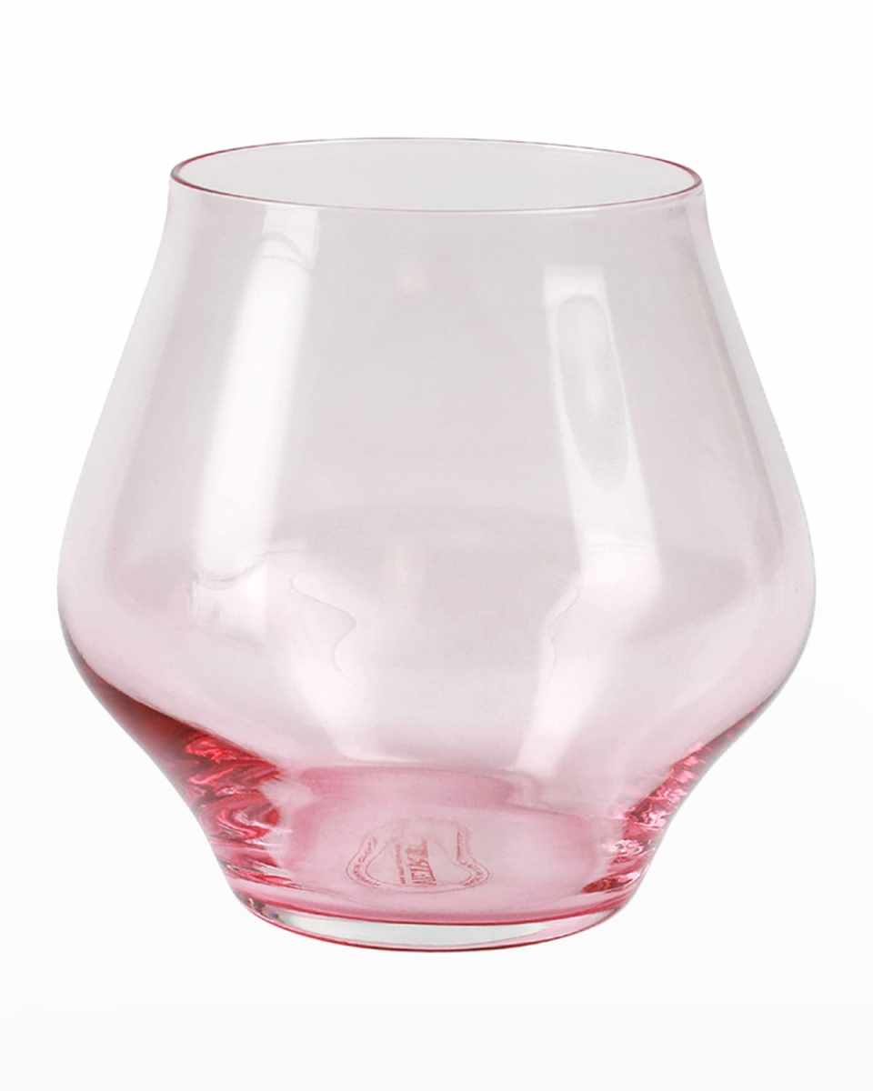 Contessa Pink Stemless Wine Glass