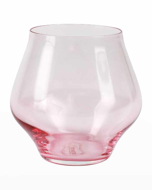 Contessa Pink Stemless Wine Glass