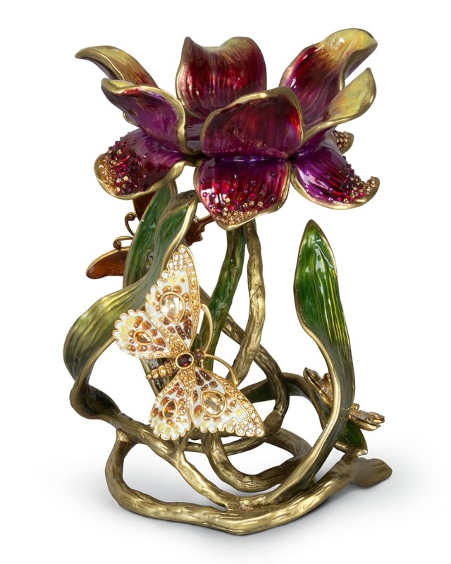 Meredith Floral 9" Pillar Candleholder