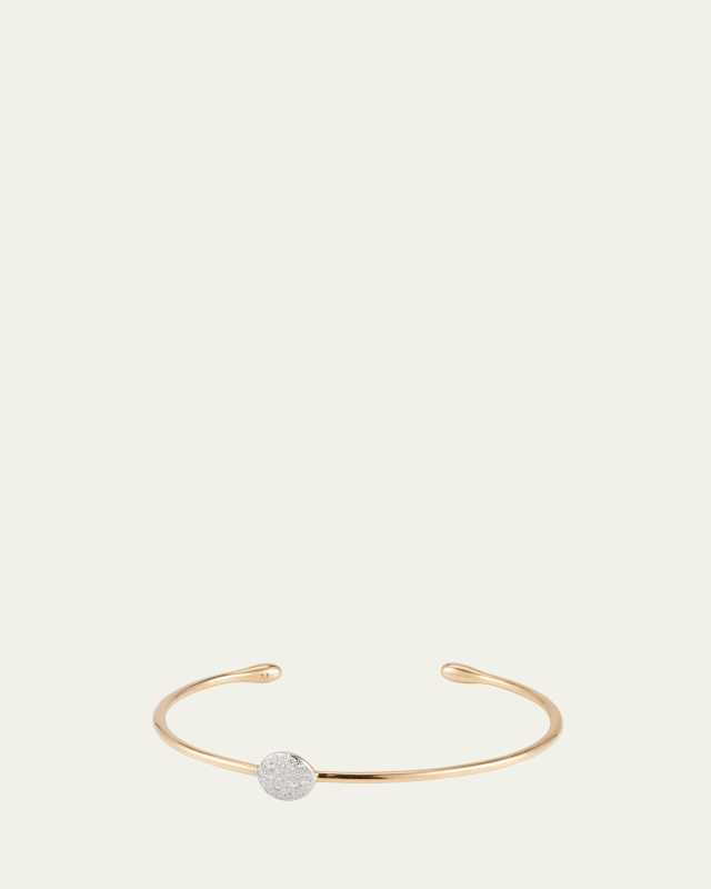 Sabbia White Diamond Station Bracelet in 18K Rose Gold