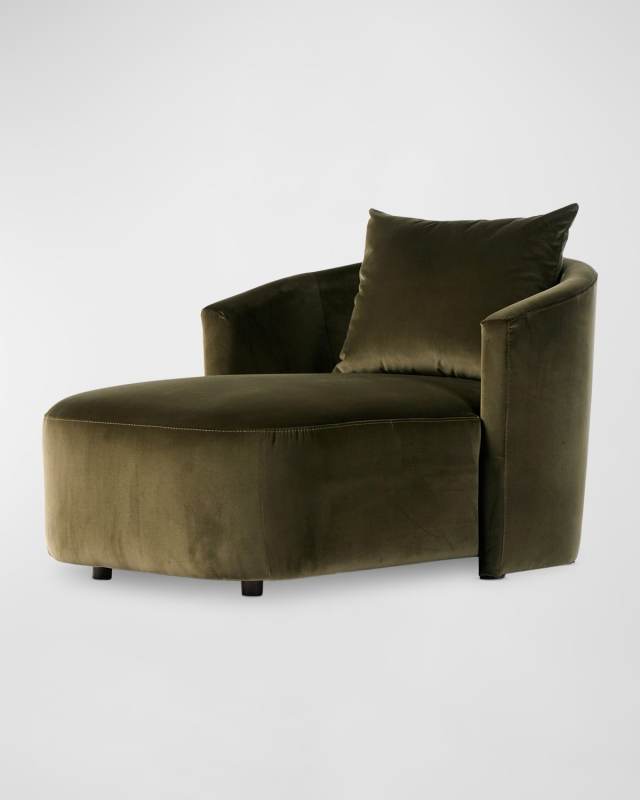 Farrah Velvet Chaise