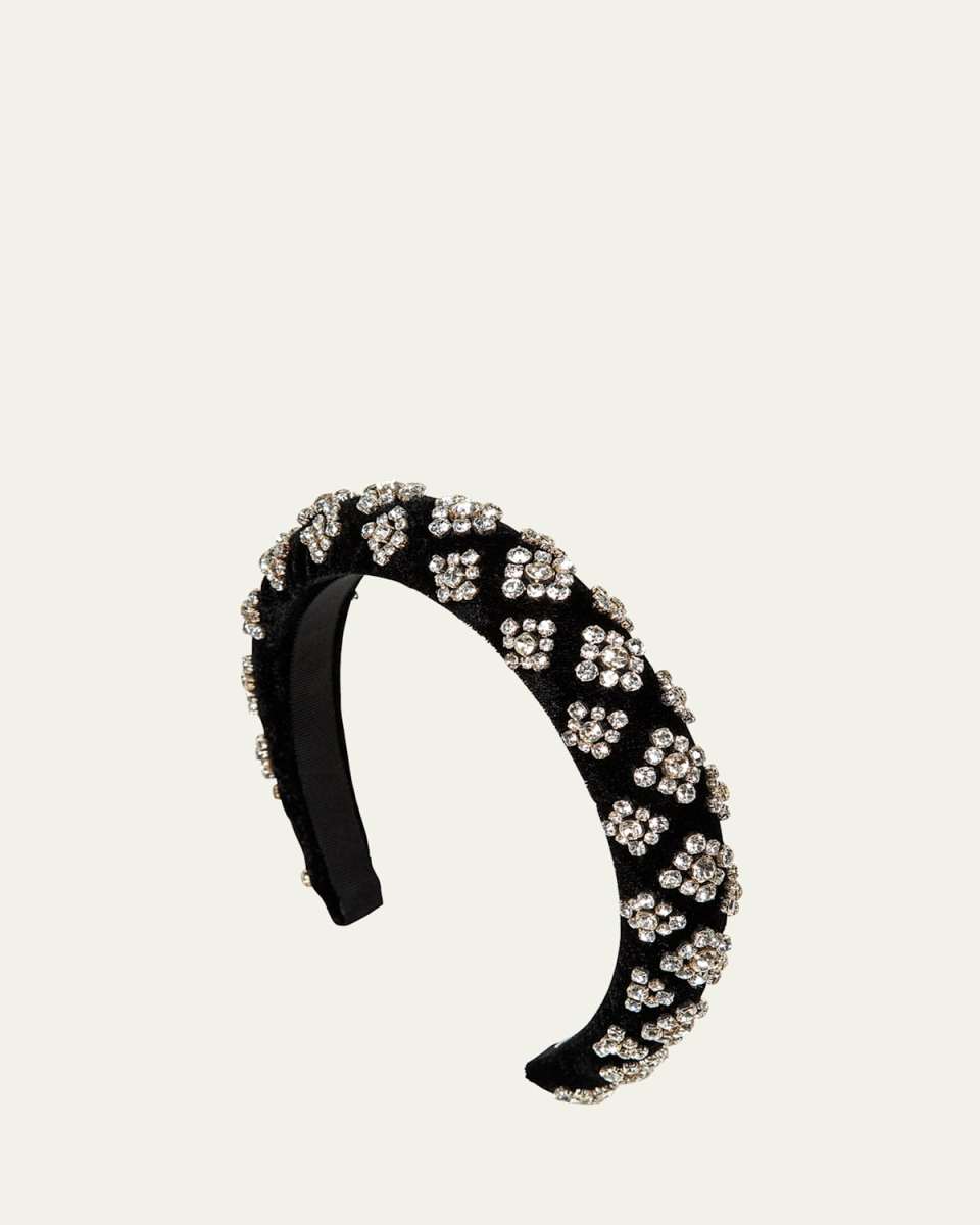 Marlena Embellished Velvet Headband