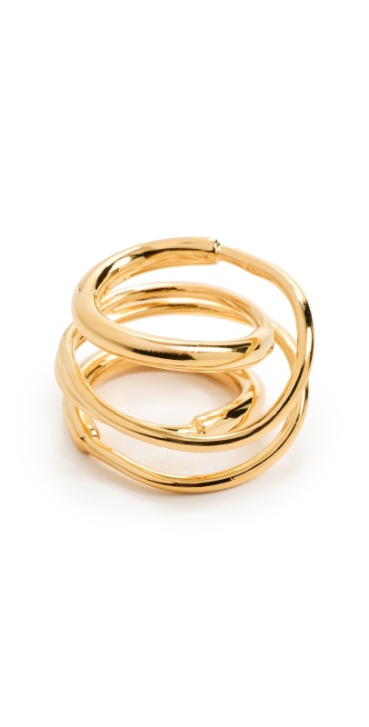 Pieretti Cameron Double Ring Gold