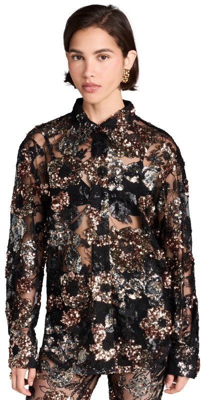 AKNVAS Cara Blouse Metallic