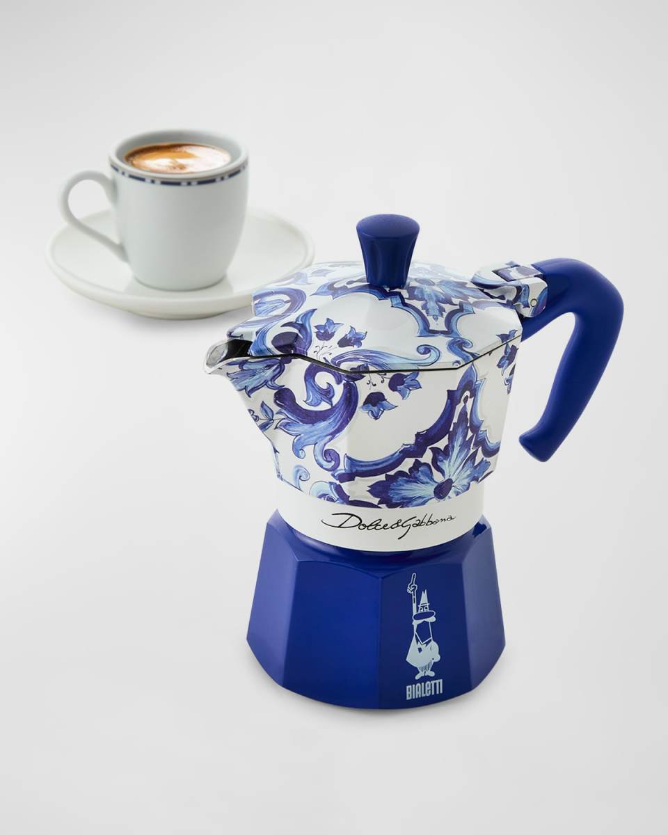 Moka Express Small Pot - Blu Mediterraneo