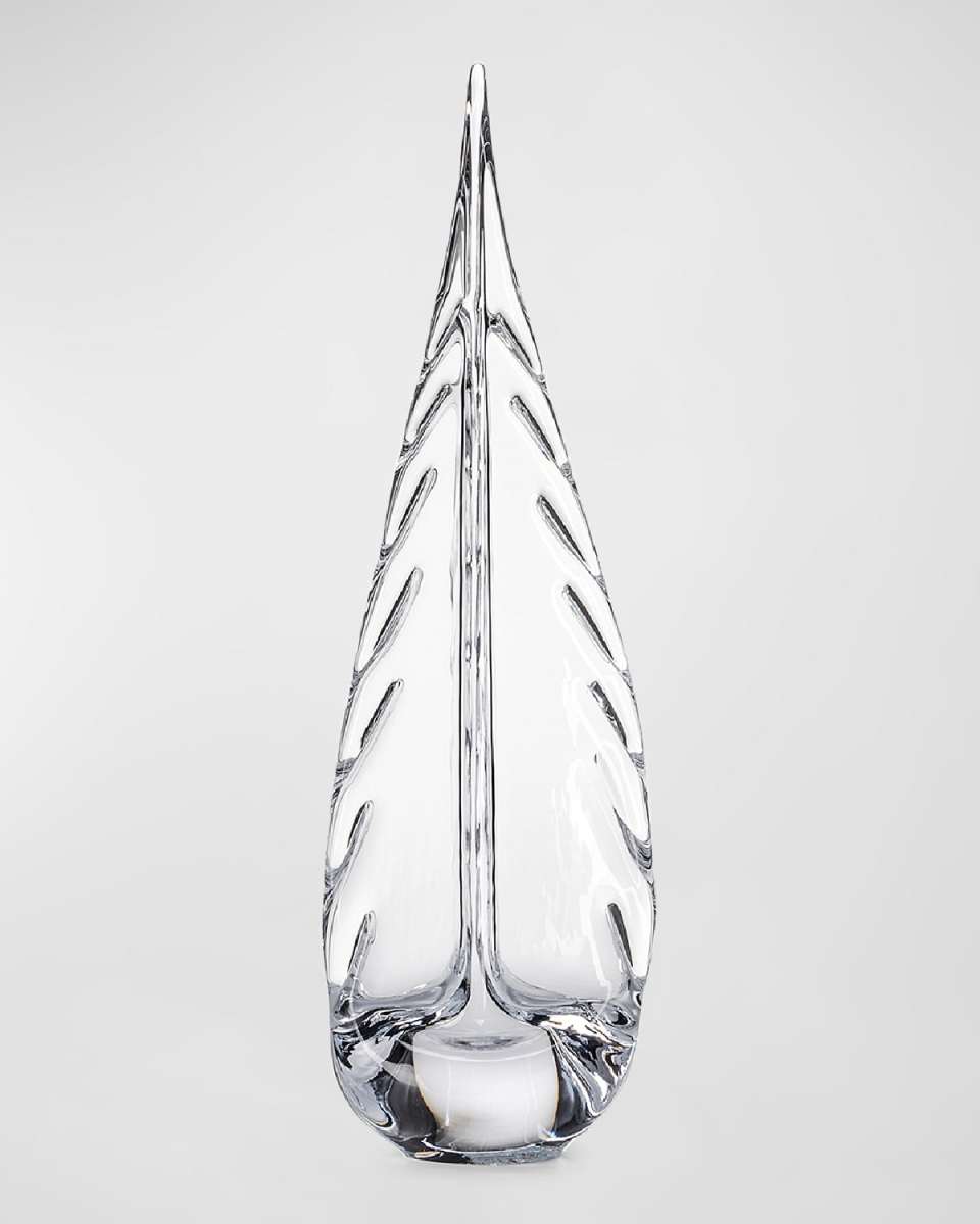 Ice Laden Evergreen Glass Tree, 16"