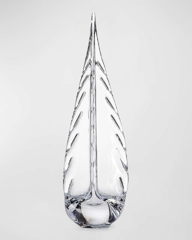 Ice Laden Evergreen Glass Tree, 16"