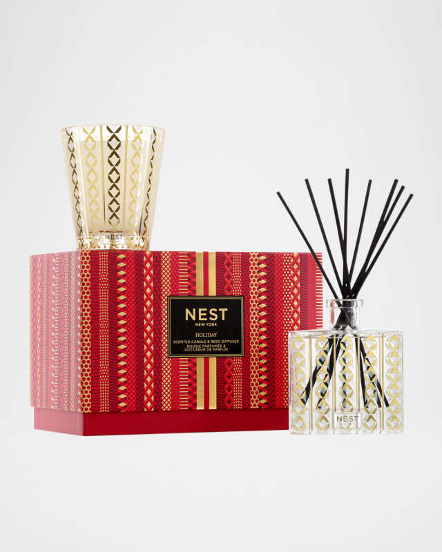 Holiday Classic Candle & Diffuser Set