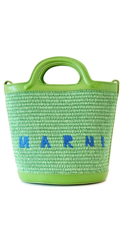 Marni Tropicalia Mini Bucket Bag Kiwi