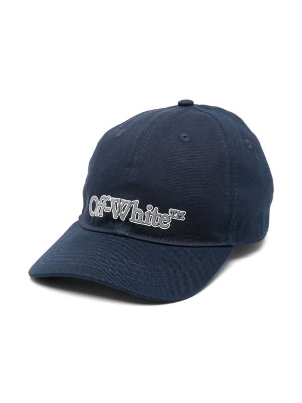 logo-print cap