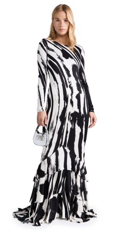 Retrofête Sara Dress Zebra Ink