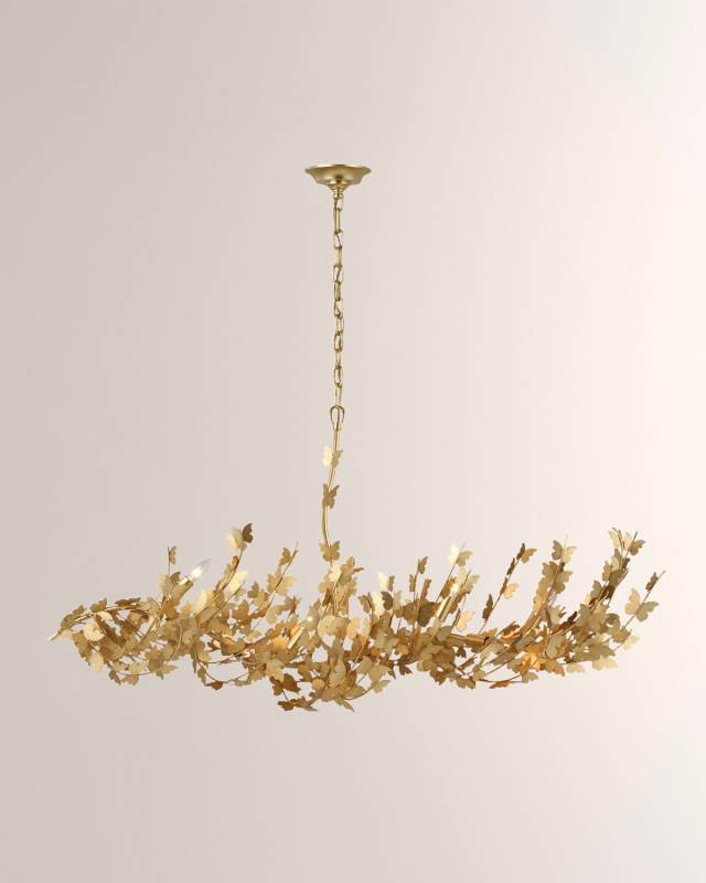 Farfalle Large Linear Chandelier By Julie Neill