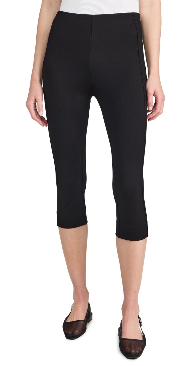 rag & bone Simone Ponte Capris Black