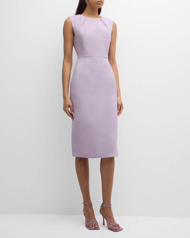 Wool and Silk Sheath Dress