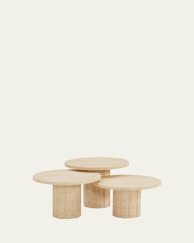 Amerigo Nesting Cocktail Tables, Set of 3