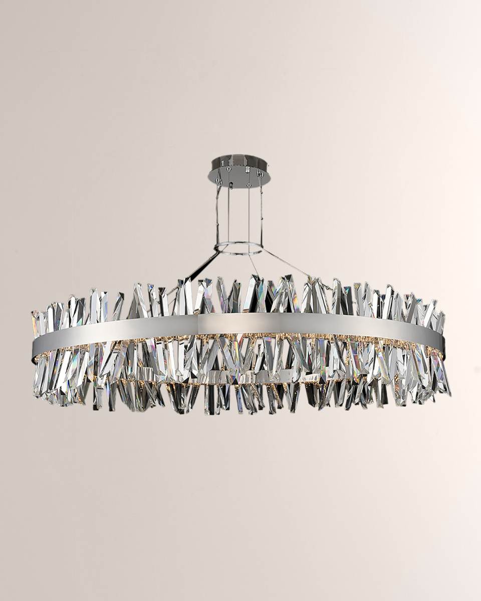 Glacier 60" Led Round Chandelier