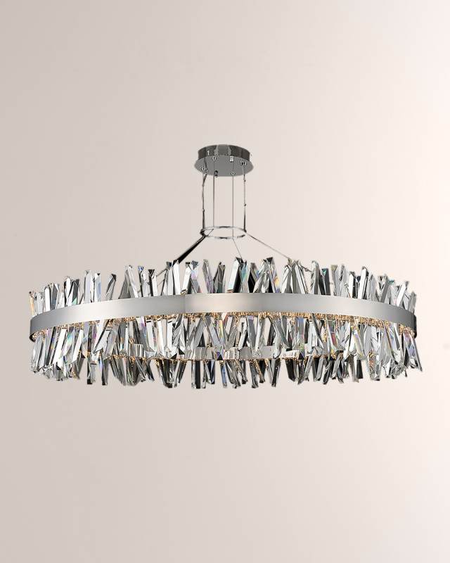 Glacier 60" Led Round Chandelier