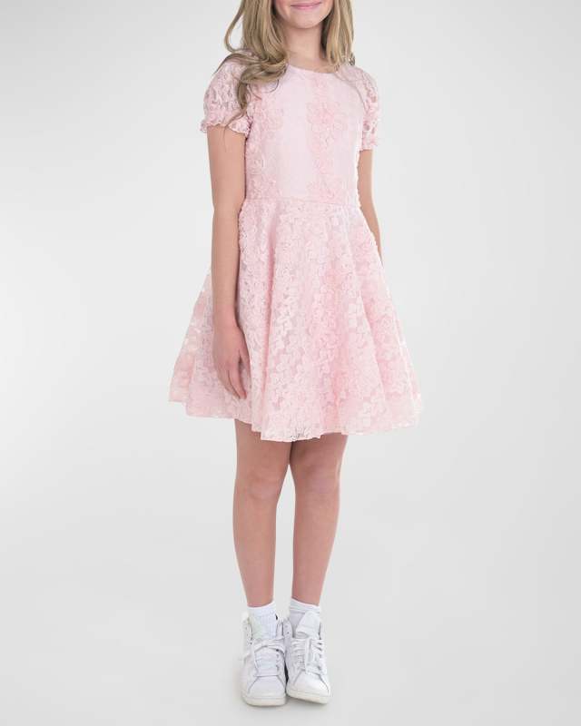 Girl's Natasha Lace Dress, Size 7-16