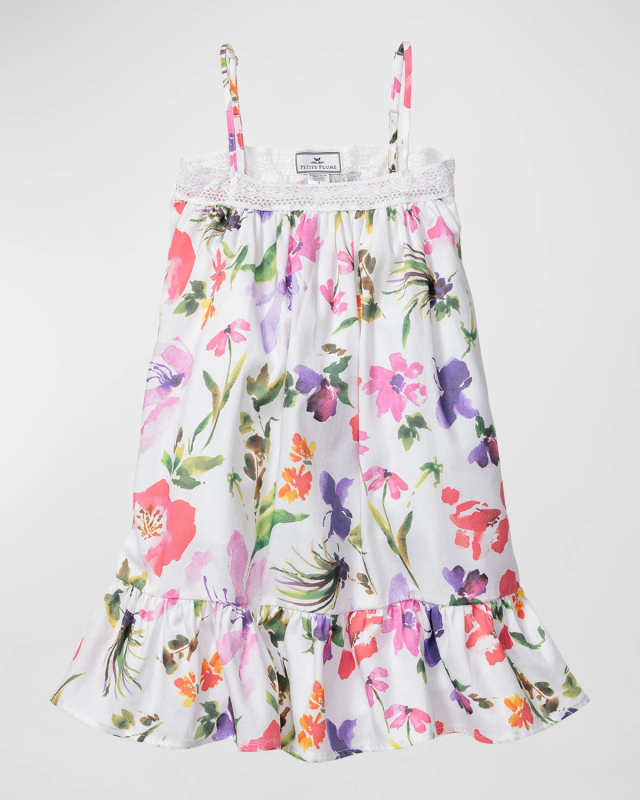 Girl's Lily Gardens of Giverny Nightgown, Size 2-12