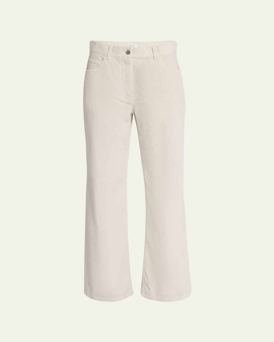 Dan Corduroy Straight-Leg Pants