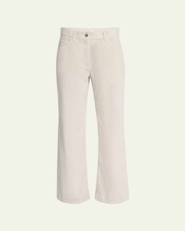 Dan Corduroy Straight-Leg Pants