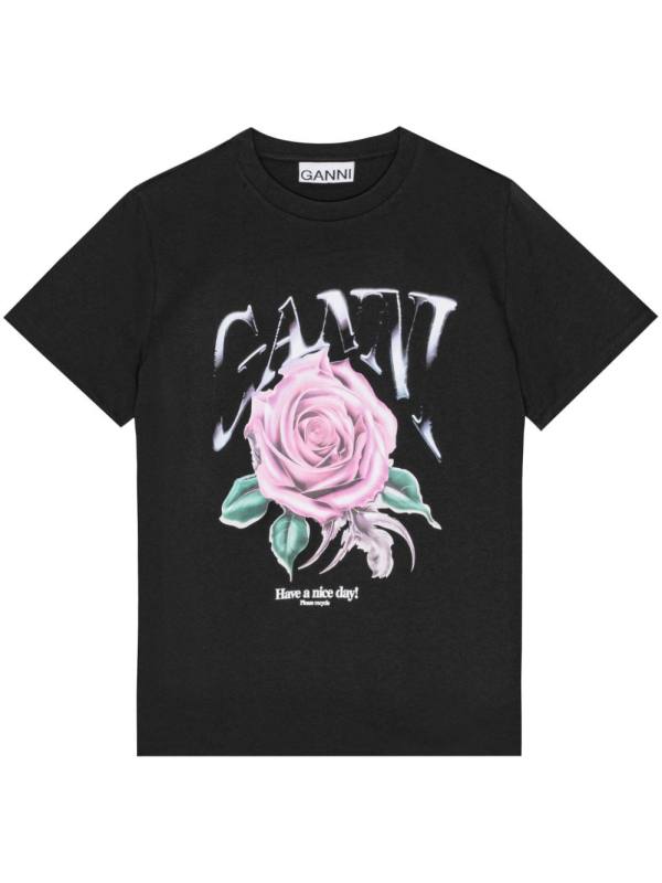 logo-print graphic t-shirt