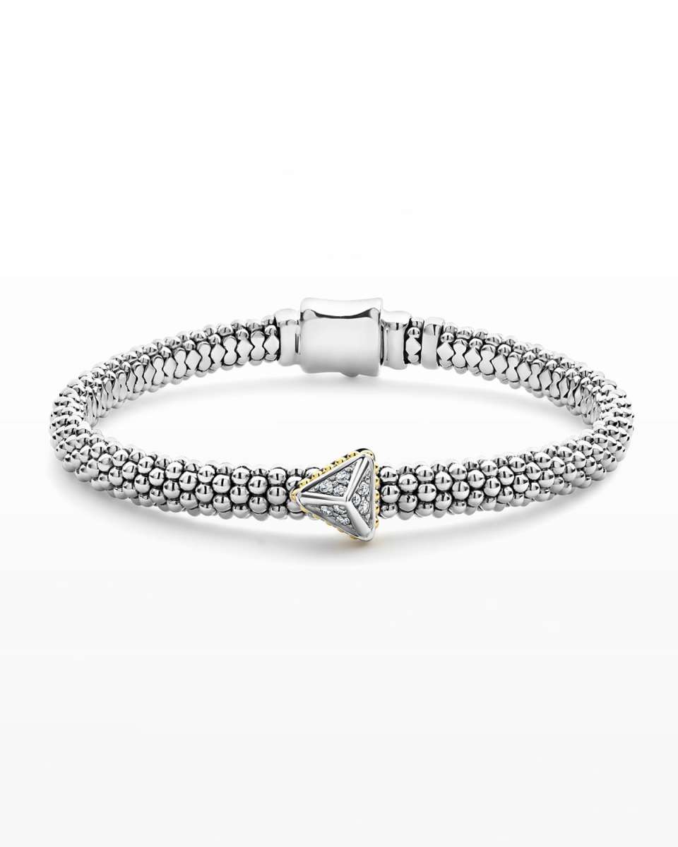 KSL Caviar Rope Bracelet w/ Pyra