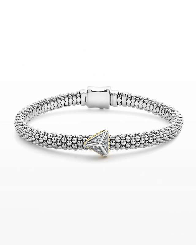 KSL Caviar Rope Bracelet w/ Pyra