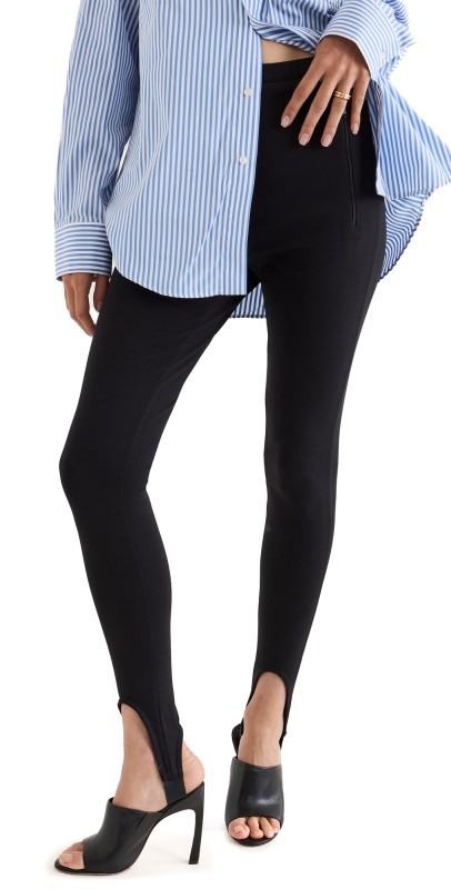 WARDROBE. NYC Stirrup Legging Black