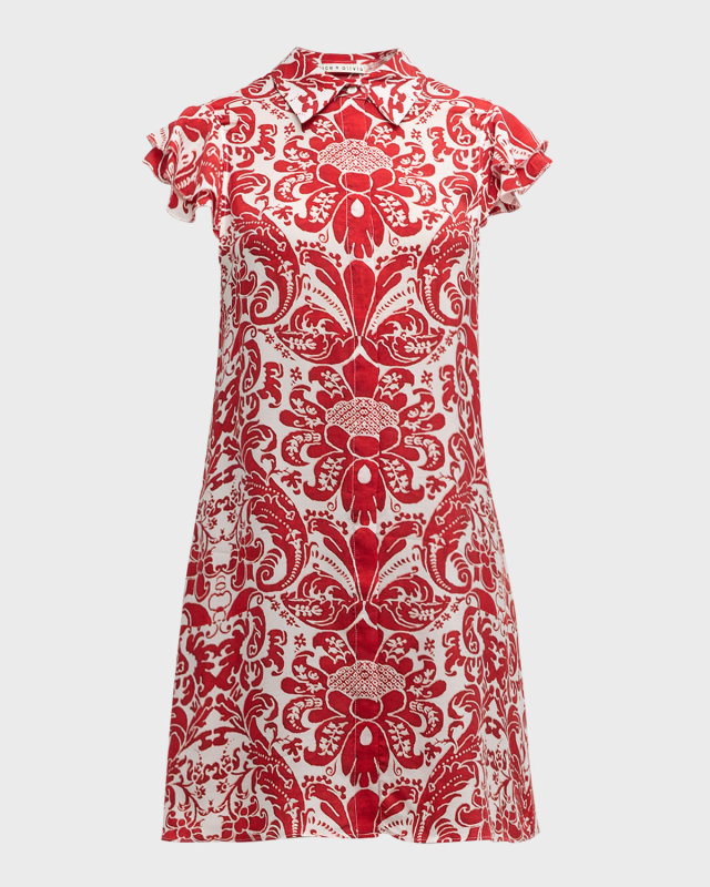 Jem Puff-Sleeve Mini Shirtdress