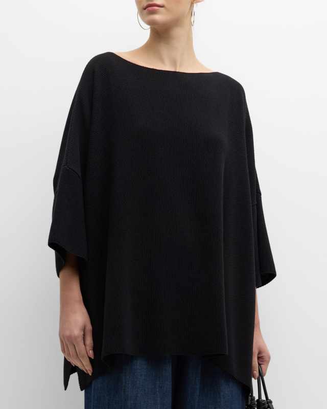 Square 3/4-Sleeve Top