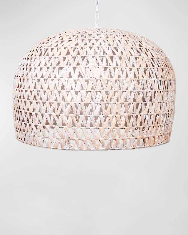 Marley Woven Water Hyacinth Chandelier