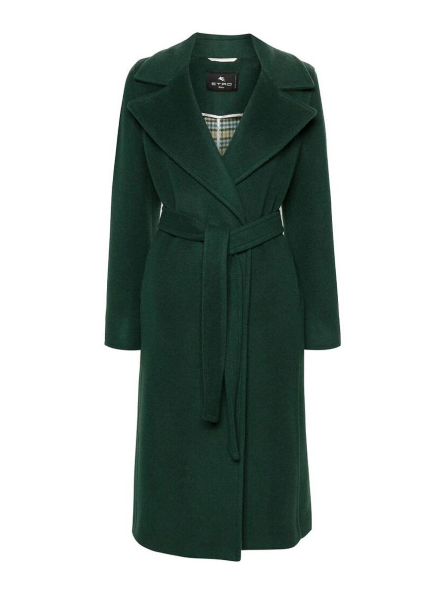 Etro Manteau Court - Vert