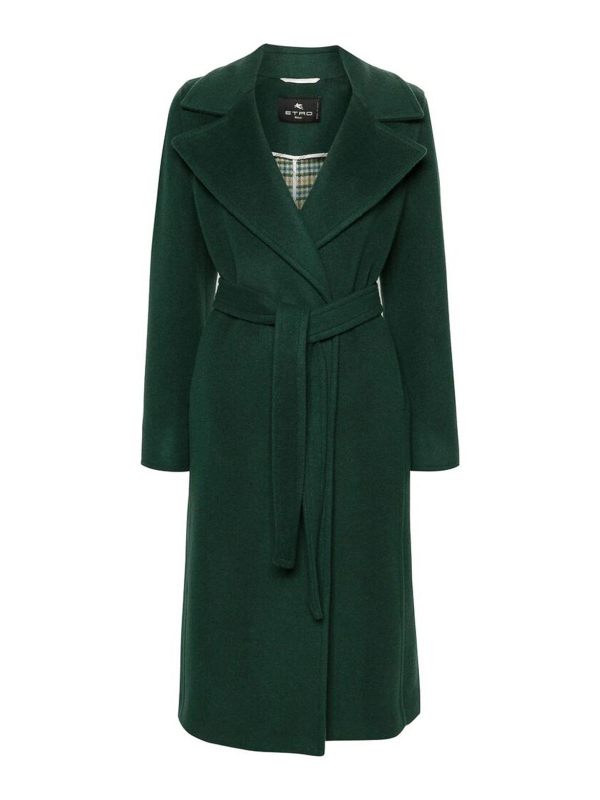 Etro Manteau Court - Vert