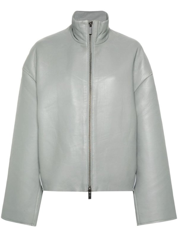 bonded leather jacket
