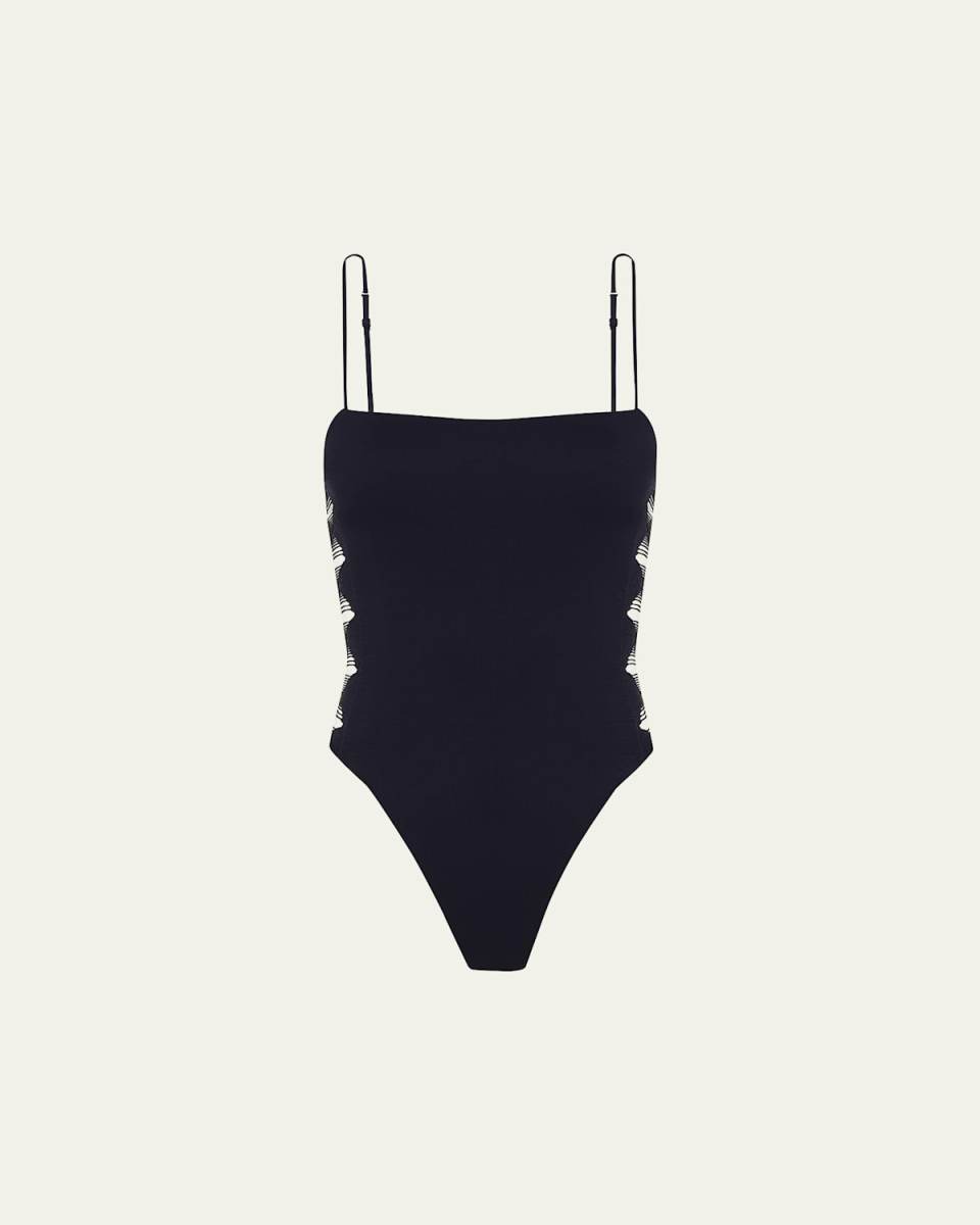 Solid Zoe One-Piece Swimsuit
