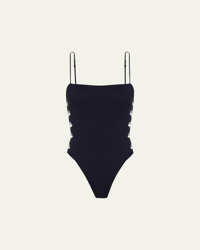 Solid Zoe One-Piece Swimsuit
