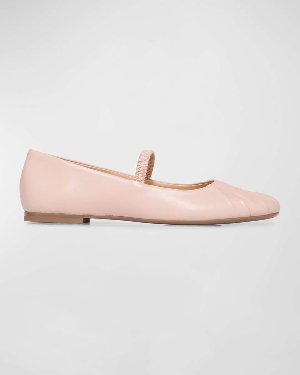 Savona Leather Band Ballerina Flats