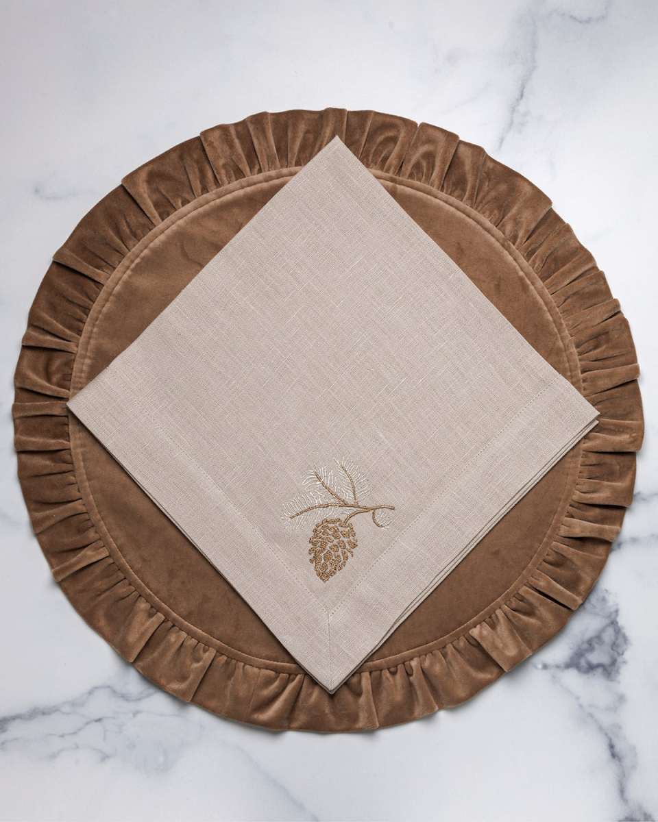 Pinecone Napkins, Set of 4