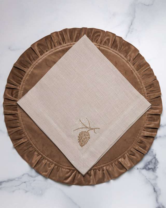 Pinecone Napkins, Set of 4