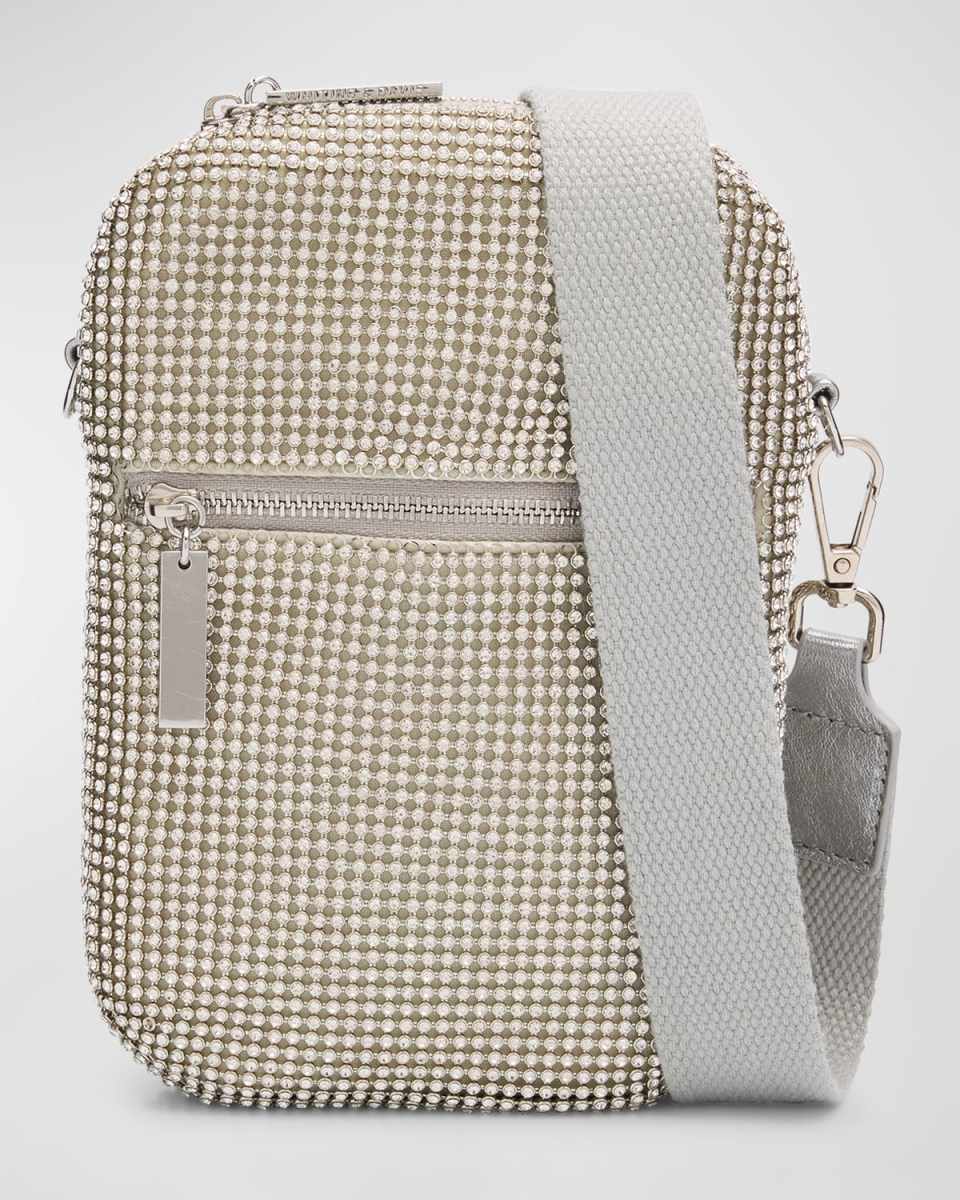 Zip Crystal Crossbody Bag