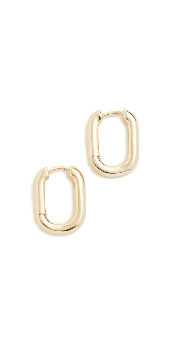 SHASHI Cosmo Huggies White Gold